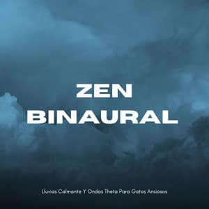 Zen Binaural: Lluvias Calmante Y Ondas Theta Para Gatos Ansiosos - Latidos binaurales Soledad