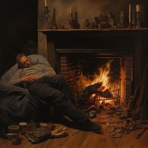 Sueños Melódicos Junto Al Hogar: La Hora De Dormir Del Fuego - Música pacífica