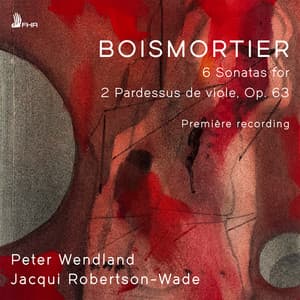 Boismortier: 6 Sonatas for 2 Pardessus de viole, Op. 63 - Joseph Bodin de Boismortier