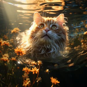 Sueños Felinos En El Océano: Ecos Pacíficos Del Mar Para Los Gatos - Sonidos de la naturaleza desconectados