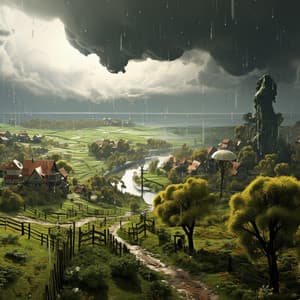 Interludio Del Salón De Estudio De Gotas De Lluvia: Música Bajo La Lluvia - Clima Colmena