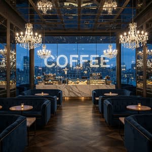 Champagne Coffeehouse with Gentle Jazz Flow - The Chillout Players