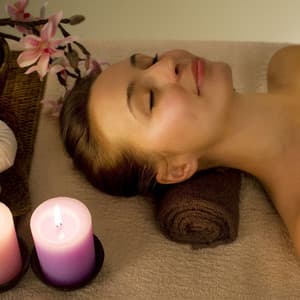 Glowing Fire Tranquility: Binaural Music for a Calming Spa Retreat - Amazing Blaze Fire Sounds