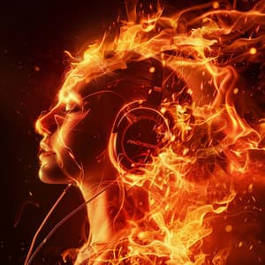 Hearth Harmony: Fire's Relaxation Music - The Real Animal relaxer