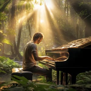 Sinfonía De Piedra: Tranquilidad De Ecos De Piano A Través De Antiguos Resonares - Música de piano para momentos de tranquilidad