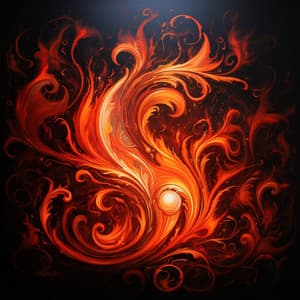 Serene Fire: Flamescapes Nature's Recitative Melodies - Smooth Chill Playlist