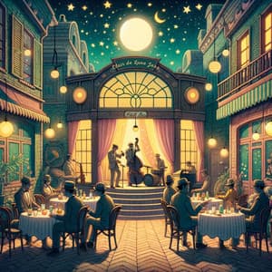 Clair de Lune Jazz: Une Nuit Étoilée au Restaurant - Restaurant jazz sensation