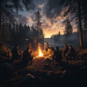 Obertura Mística De Luz De Fuego Para La Productividad: Música Para Aliviar El Estrés - Colectivo de sonidos de la naturaleza y la selva tropical