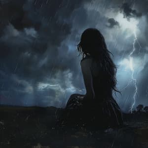 Trueno Binaural Relajante Para El Flujo Del Yoga - Sonidos de lluvia para meditación