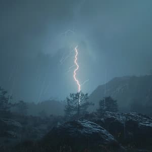 Calm Thunder Tunes for Sleep Induction - Healing Sounds for Deep Sleep and Relaxation