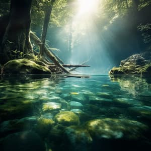 Mindful Waters: Deep Meditation Sound Journey - Alpha Waves