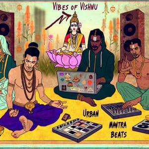 Vibes of Vishnu: Urban Mantra Beats - Inspirational Electronic Music Zone