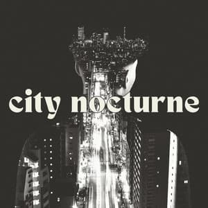 City Nocturne: Where Lights Fade - Cafe Piano Music Collection