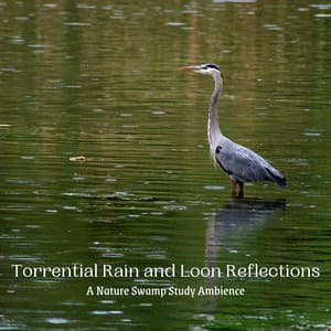 Torrential Rain and Loon Reflections: A Nature Swamp Study Ambience - Danny Rainsounds