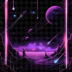 Neon Galaxy Nights - G-Alexya