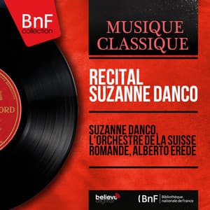 Récital Suzanne Danco - Suzanne Danco