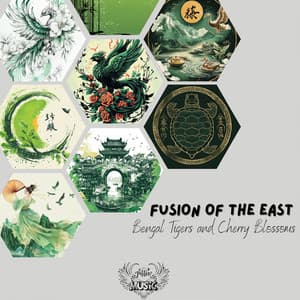 Fusion of the East: Bengal Tigers and Cherry Blossoms - Tattoo Music
