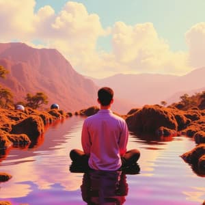 Lofi Meditation: Calming Beats to Relax - Binaural Mind Serenity Delta Theta Gamma Waves