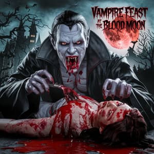 Vampire Feast at the Blood Moon - Macabre House