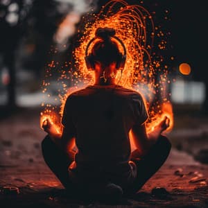 Fire's Embrace: Music for Gentle Relaxation - Miraflor