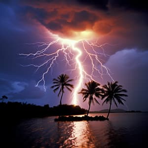 Escondites De La Naturaleza: Música Relajante De Lluvia Para Concentración - Noche Nublada