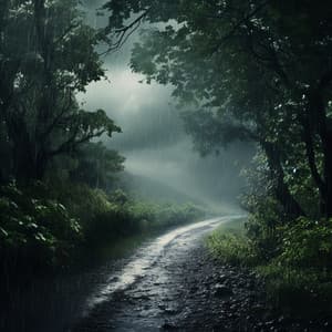Study with Rain: Gentle Rainfall - Whispering Landscapes