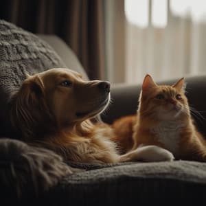 Dreamland Tunes for Restful Pets - Binaural Beats Work Music