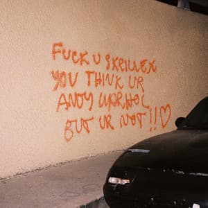 F*CK U SKRILLEX YOU THINK UR ANDY WARHOL BUT UR NOT!! <3 - Skrillex