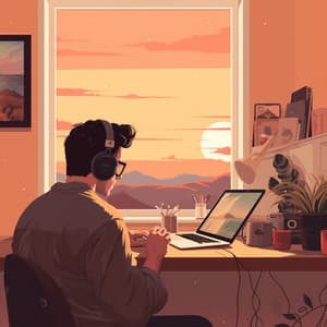 Enfoque Laboral Binaural: Paisajes Sonoros Productivos - Música de trabajo con ritmos binaurales