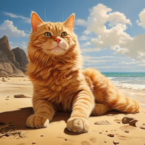 Aventuras Felinas Con Olas Oceánicas Místicas: Juego Oceánico - Sonidos de la naturaleza con música