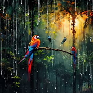 Rainfall Pet Oasis: Raindrop Animal Melodies - The Outdoor Library