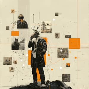 Lofi Jazzens Svævende Stemning over Byen - Chill Hip-Hop Beats