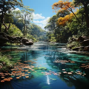 Agua En La Naturaleza: Ambiente Relajante Del Río - Musica para Hoteles