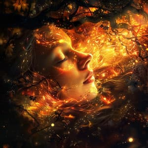 Flames of Dreams: Sleep Music Hearth - Sleep Crickets