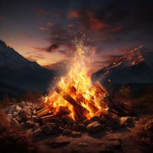 Calming Flames: Soothing Fire Relaxation - Relaxing BGM Project