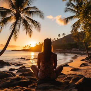 Melodía Del Yoga: Relajantes Tonos Binaurales Y Sonidos De Lluvia - Seno descansado