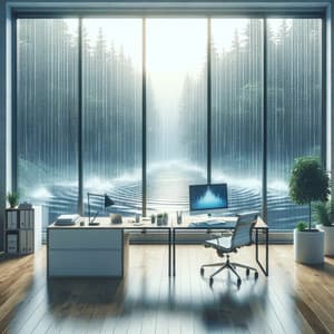 Working with the Rain: Binaural Office Oasis - Drone