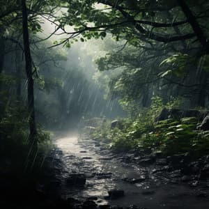Nature's Rain Symphony: Gentle Ambient Drops - Forest Rain FX