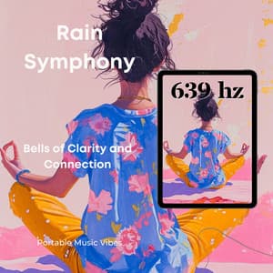 639 Hz Rain Symphony: Bells of Clarity and Connection - Portable Music Vibes