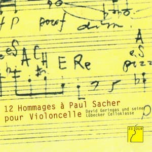 Douze Hommages à Paul Sacher pour Violoncelle - David Geringas