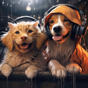 Rain Pets: Playful Puddle Melody - Rainy Sounds