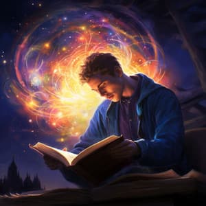 Blaze of Scholarly Reflection: Fire of Academic Chants - Forest Words