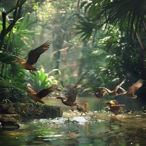 Binaural Cat Comfort: Nature's Creek and Bird Sounds for Relaxation - Cats Music Dreams