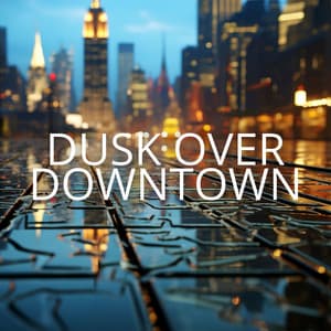 Dusk Over Downtown: Relaxing Tunes Under the City Lights - Moody Jazz Collection