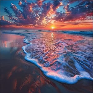 Olas Calmantes Del Océano: Ambiente Pacífico Del Agua - Alguna música