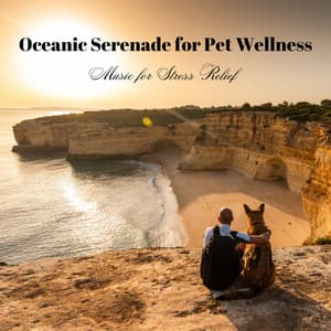 Oceanic Serenade for Pet Wellness: Music for Stress Relief - Sleeping Ocean