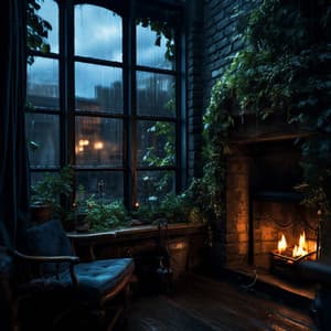 Piano Melodic Embrace by the Fireplace - Tranquility Piano