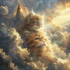 Katzenminze Festung: Regalische Felines' Majestätische Ruhemöglichkeit - Katzenmusik