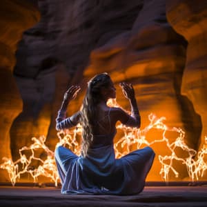 Yoga and Crackling Flames: Gentle Binaural Music for Mindful Movement - Binaural State