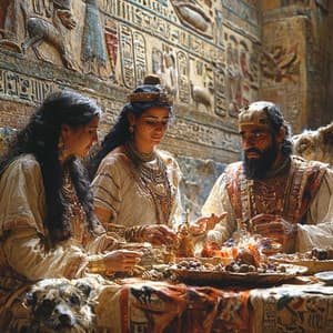 Christmas Coptic Christian Dinner - His Little Helpers